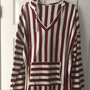 NWOT vintage striped pullover XXL